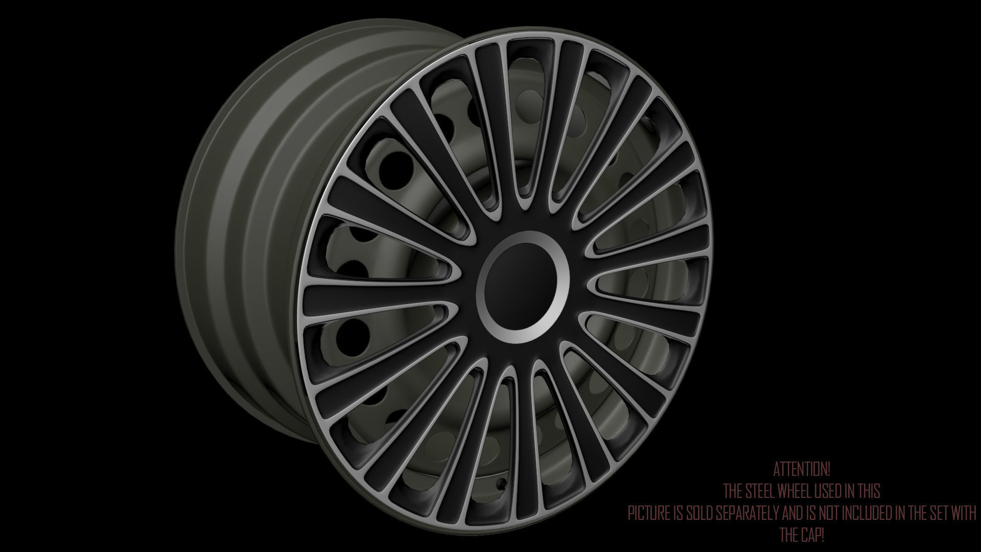 Argo Lemans Plastic car wheel cover 3D model CGTrader