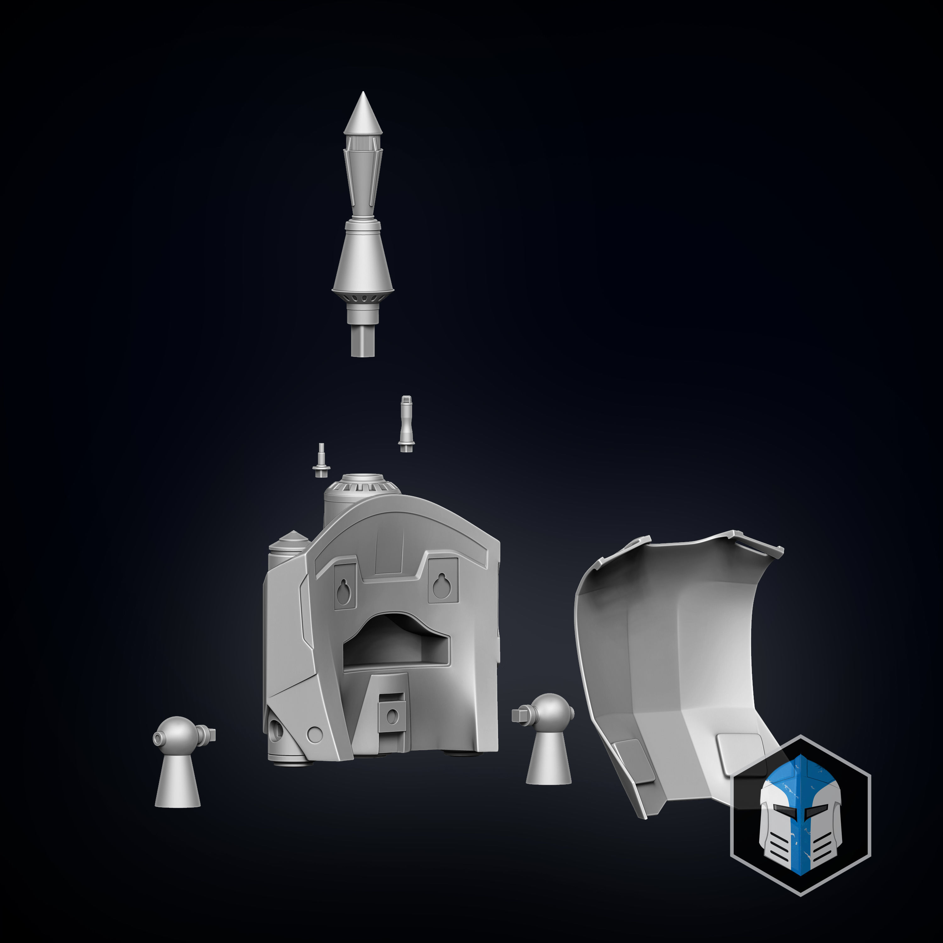 Boba Fett Armor 3D model 3D printable | CGTrader