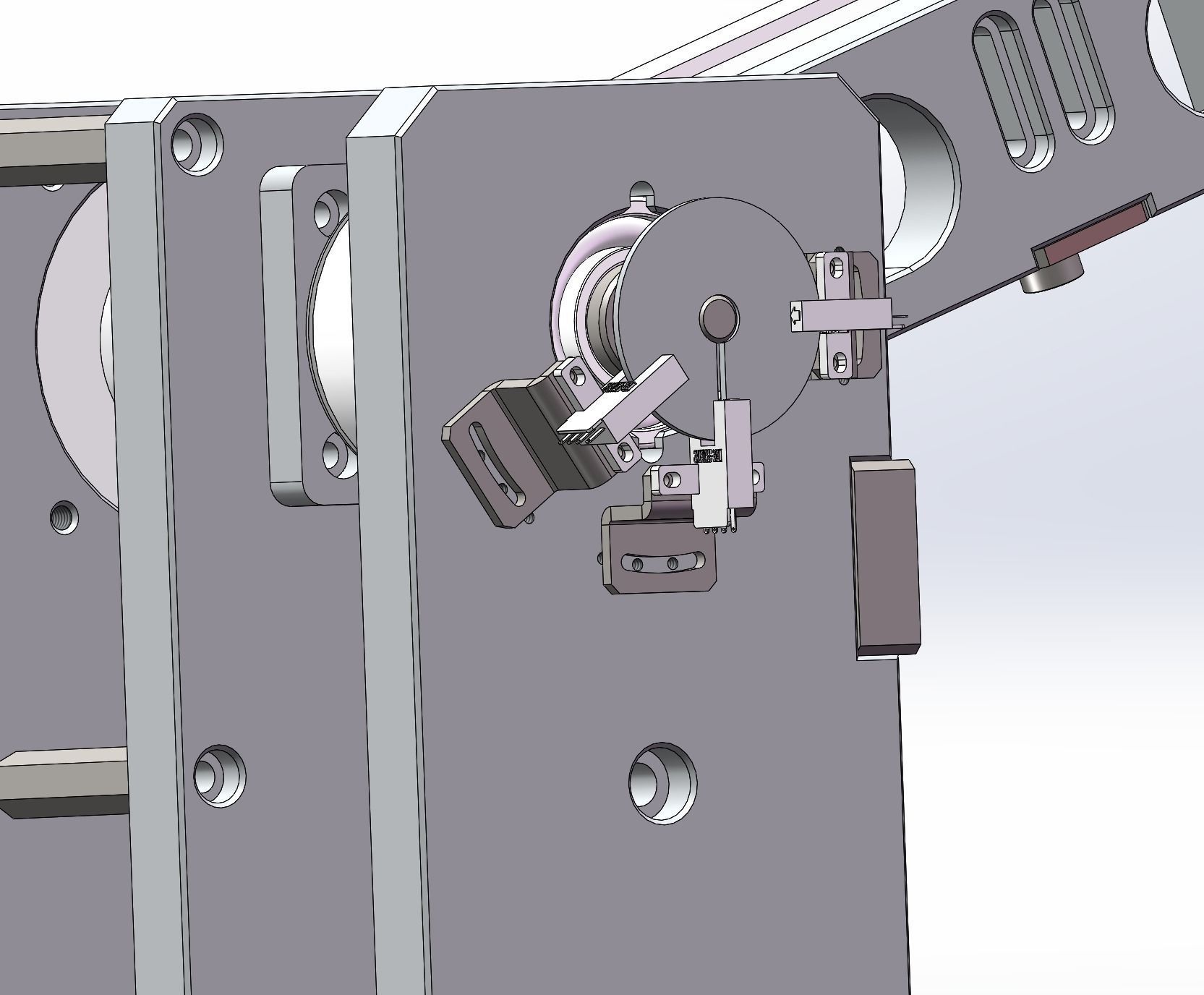 Angle automatic adjustment mechanism 3D model CGTrader