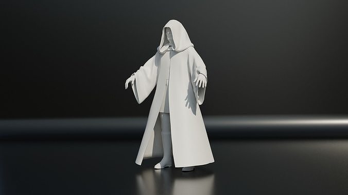 StarWars Palpatine Low-poly 3D model