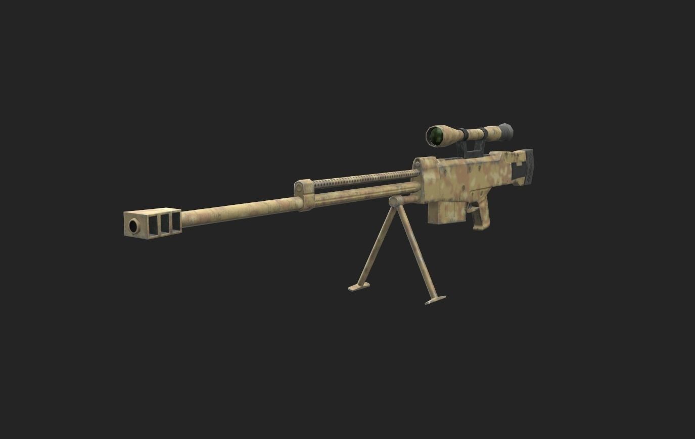 3D model Zijiang m99 VR / AR / low-poly | CGTrader