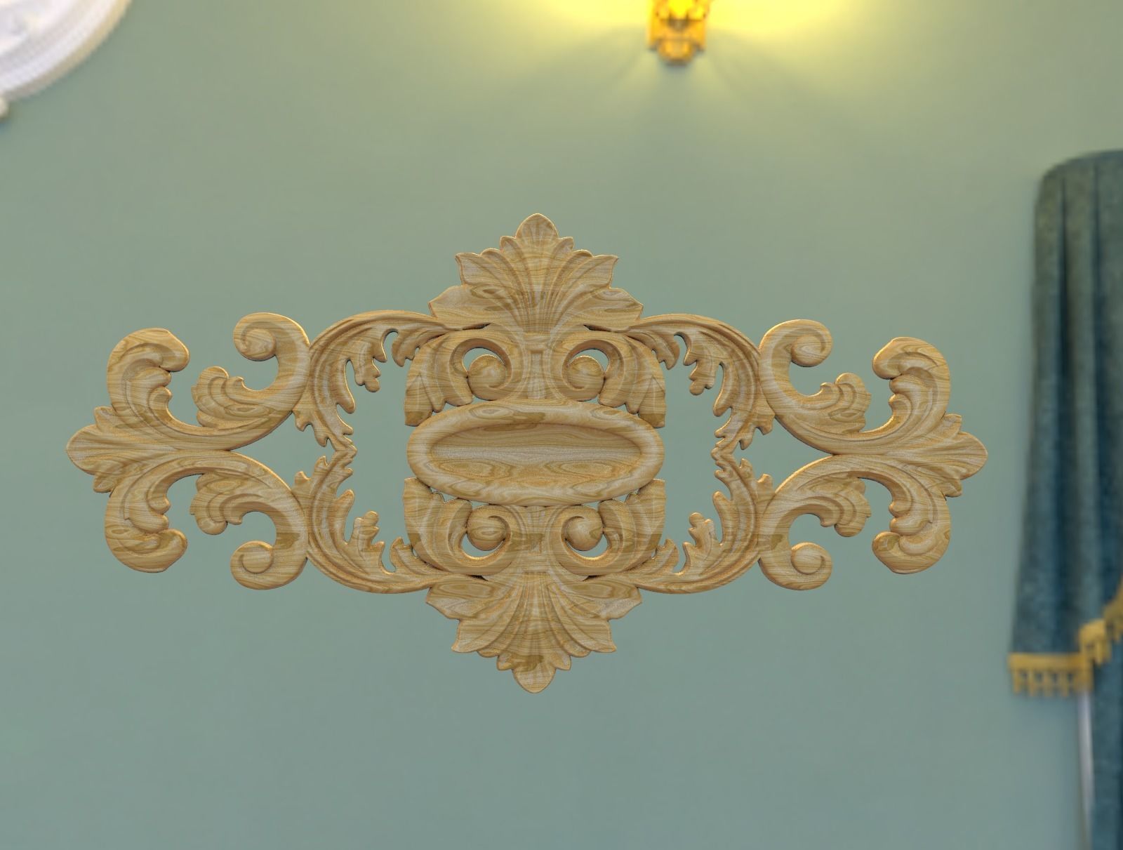 Decorative Applique 3D model 3D printable CGTrader