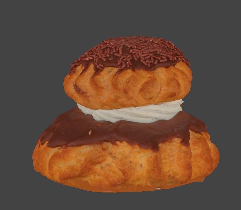 3D model Chocolate Nun VR / AR / lowpoly CGTrader