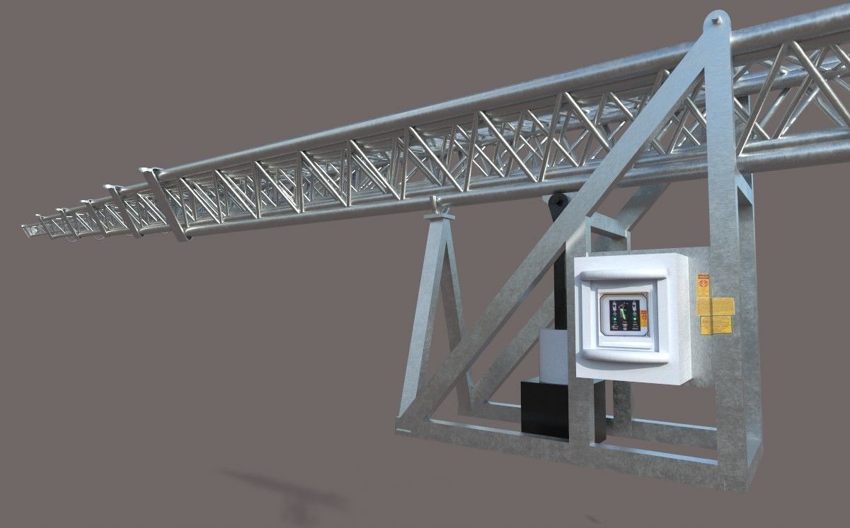 TELESCOPIC TOWER SYSTEM 3D model CGTrader