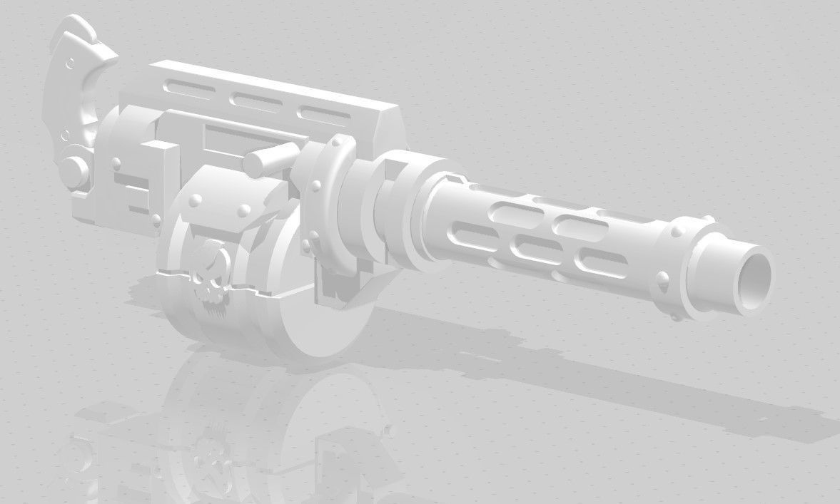 Guns for Necromunda 3D model 3D printable | CGTrader