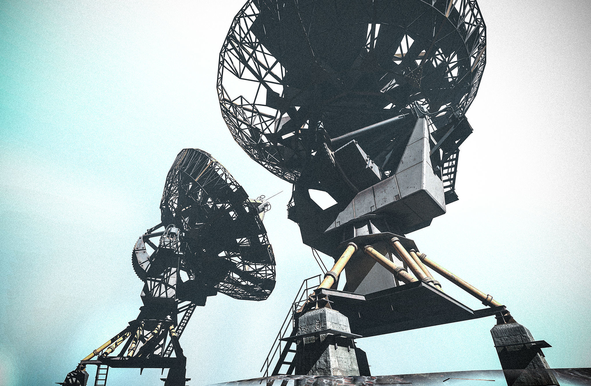 Locator Satellite dish 3D model CGTrader