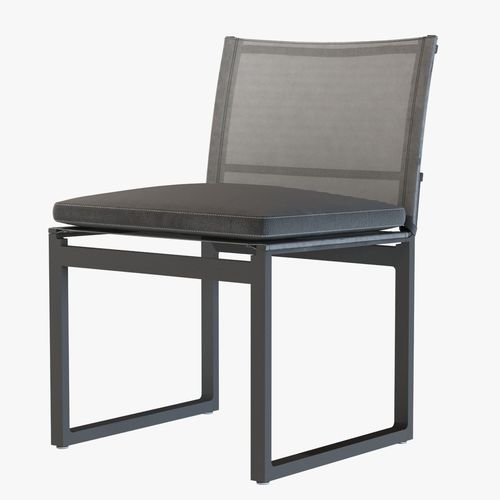 AEGEAN ALUMINUM SIDE CHAIR by restoration hardware 3D model CGTrader