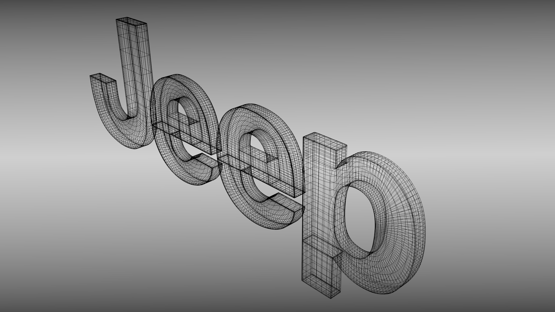 Jeep logo 3D model | CGTrader
