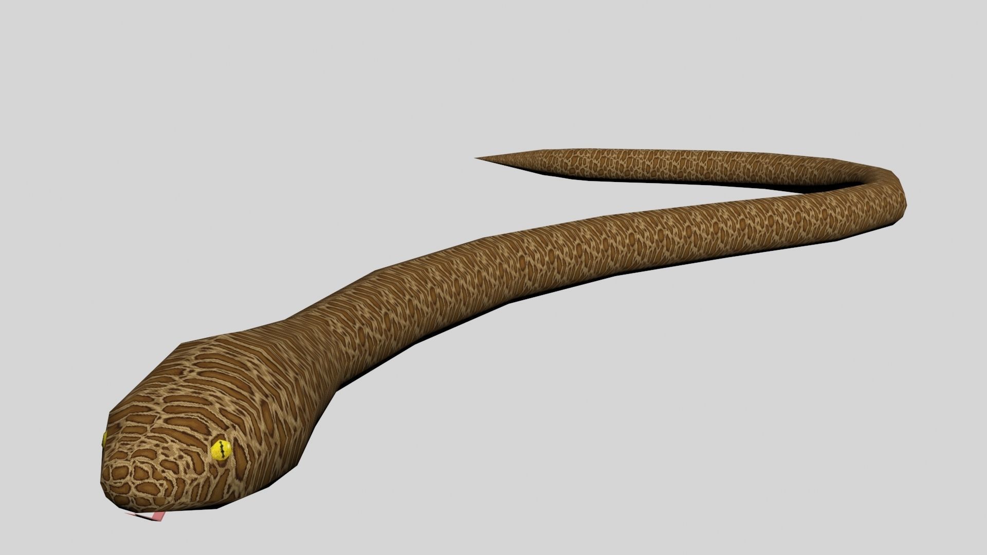 3D model Snake Python VR / AR / low-poly | CGTrader