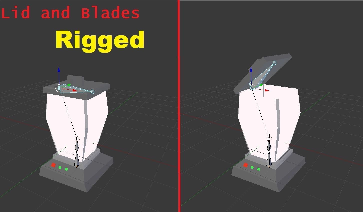 Low Poly Blender Rig free VR / AR / low-poly 3D model | CGTrader