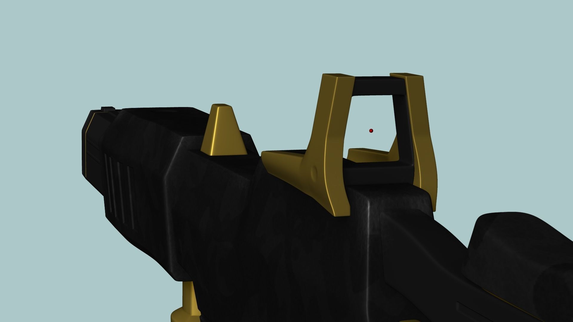 3D model Sci-Fi Kriss Vector - Submachine Gun - Weaponry VR / AR / low ...