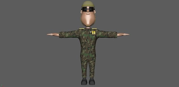 3D model Soldier Rigging VR / AR / low-poly | CGTrader