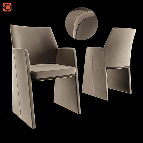 ANTHONY Dining Chair 3D model CGTrader