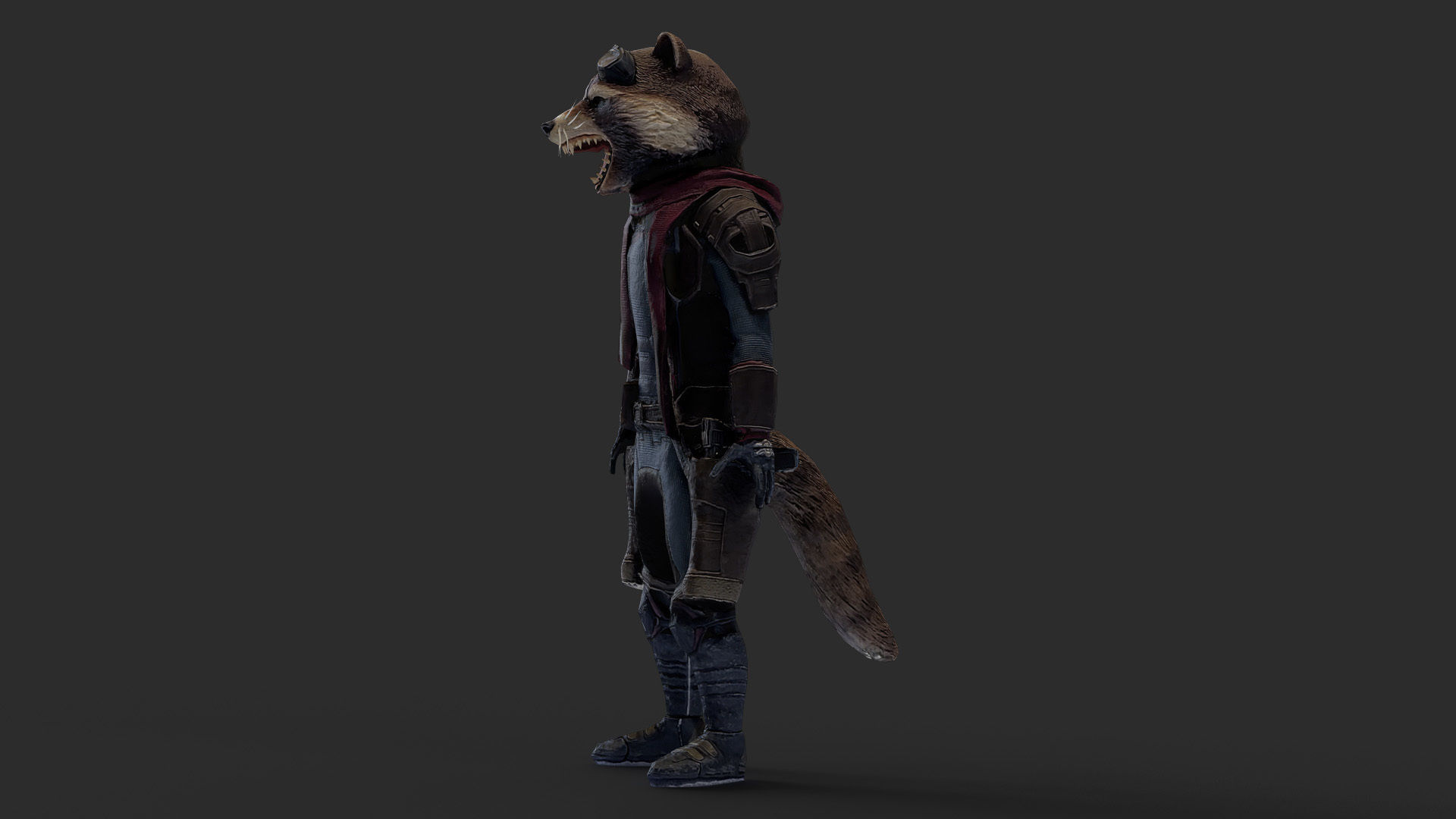 Rocket Racoon Model View 3D model Rocket Racoon 3d model Scan VR / AR / low-poly | CGTrader