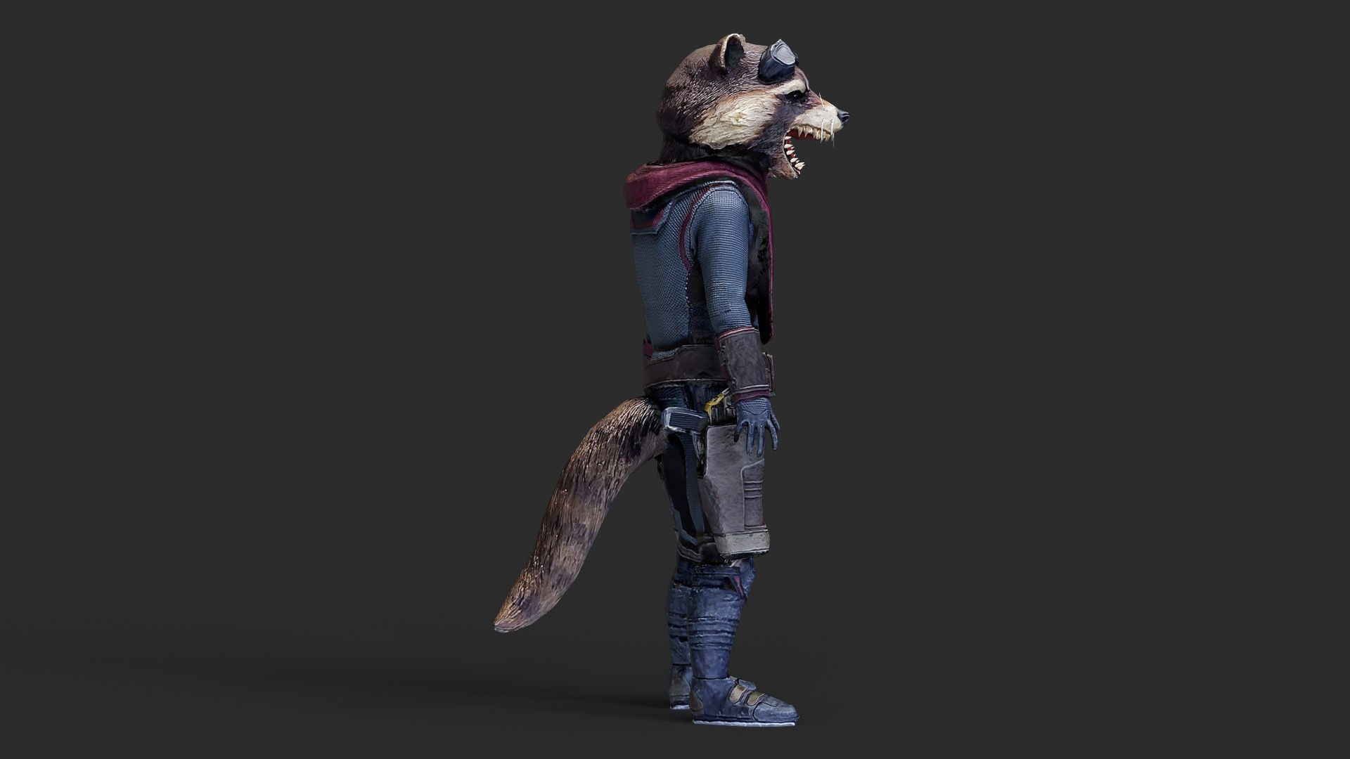 Rocket Racoon Model View 3D model Rocket Racoon 3d model Scan VR / AR / low-poly | CGTrader