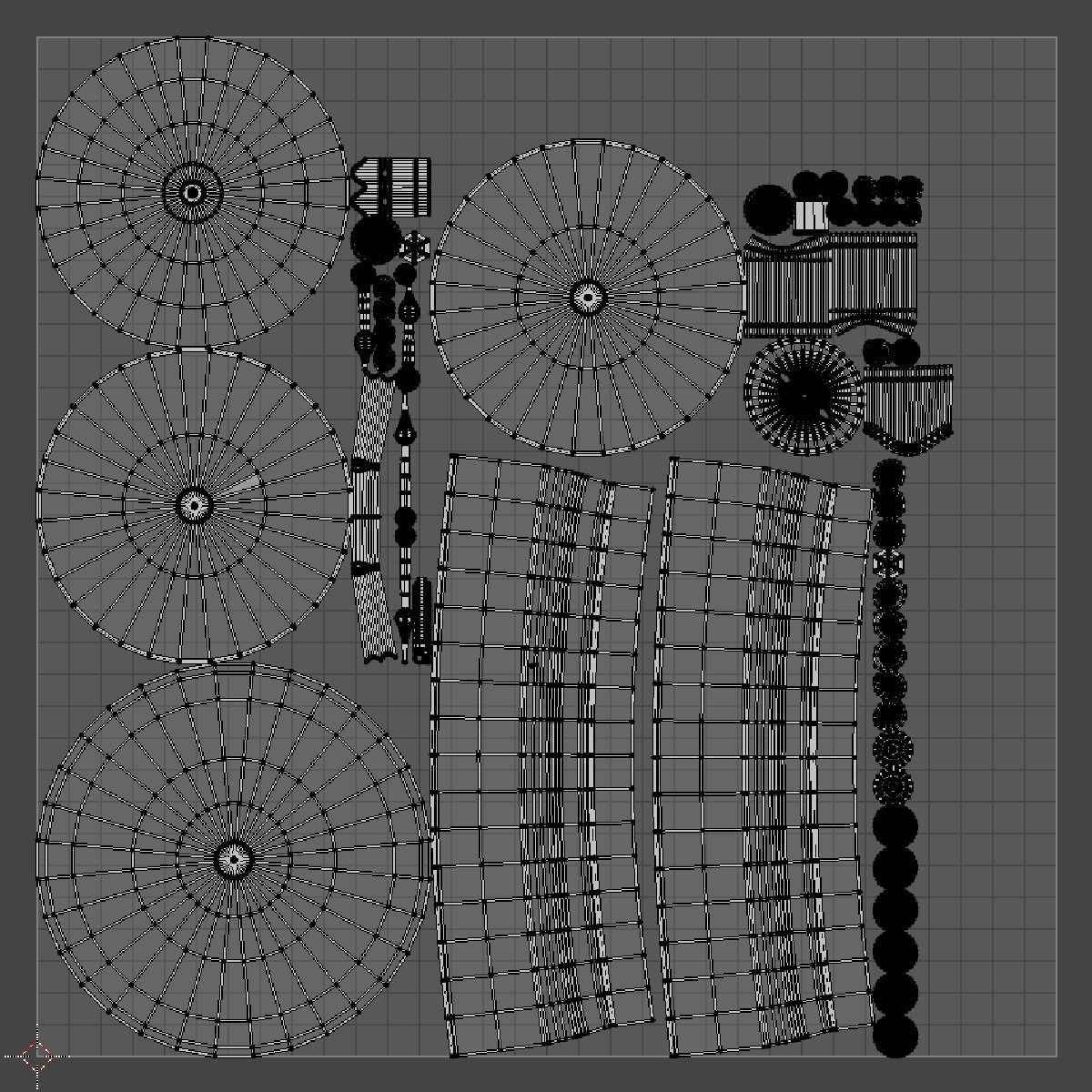 Industrial Alarm clock Table Clock Tabletop Clock MantelClock 3D model