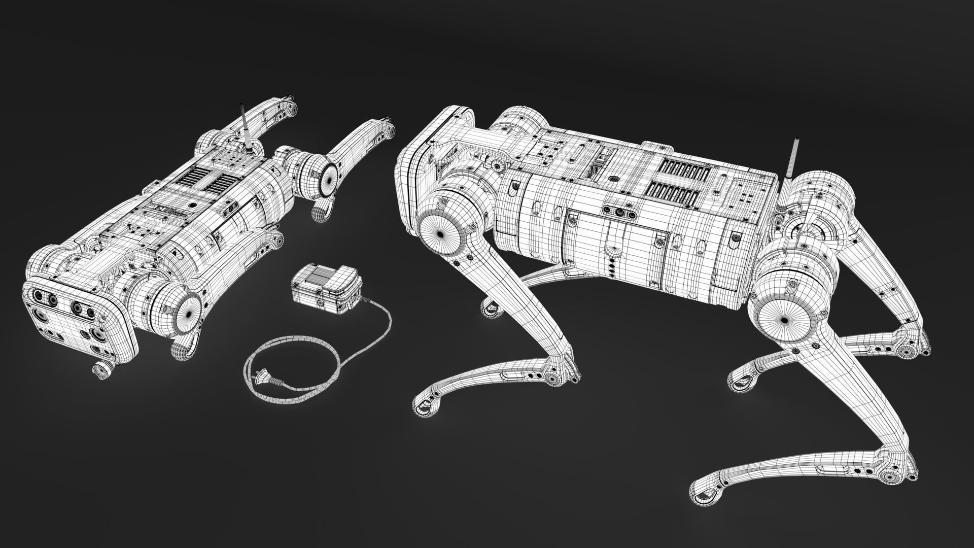 Robot dog 3D model | CGTrader