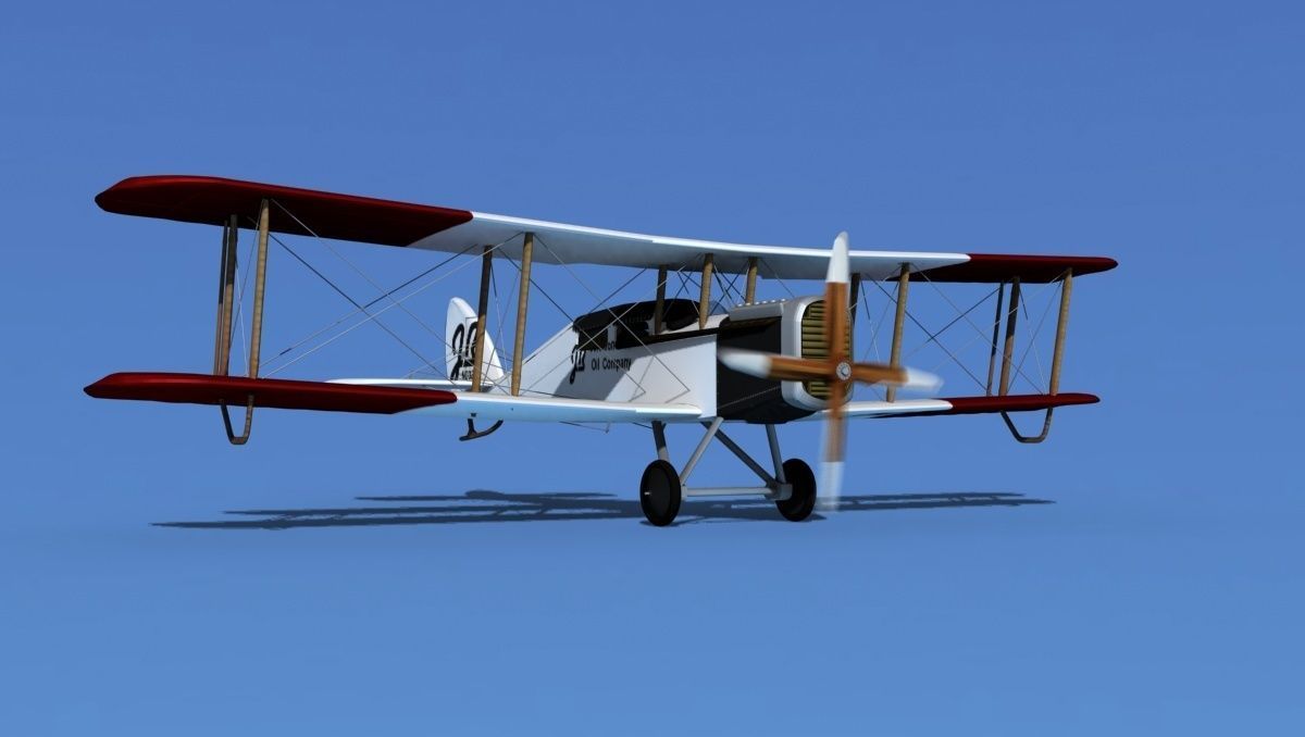 3D Airco DH4 V01 Johnson Bros Oil Co CGTrader