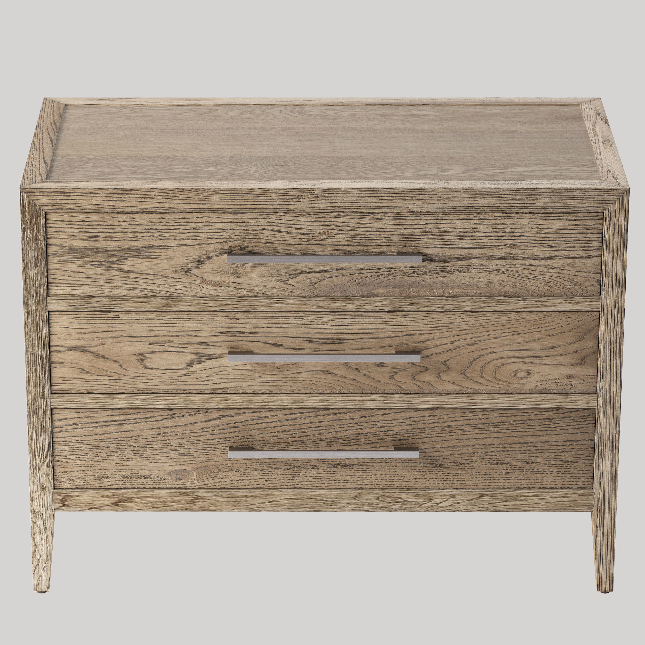 RH FRENCH CONTEMPORARY CLOSED NIGHTSTAND 3D model CGTrader