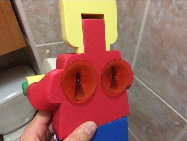 Lego toilet paper holder 3D model 3D printable | CGTrader
