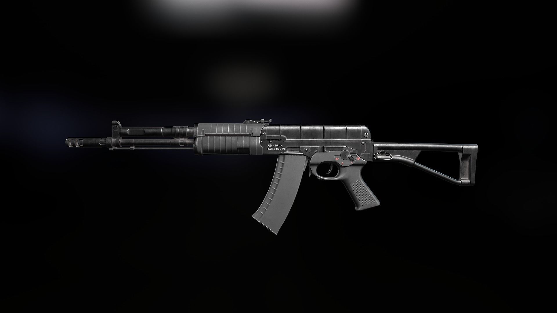 AEK 971 Assault Rifle free VR / AR / low-poly 3D model | CGTrader