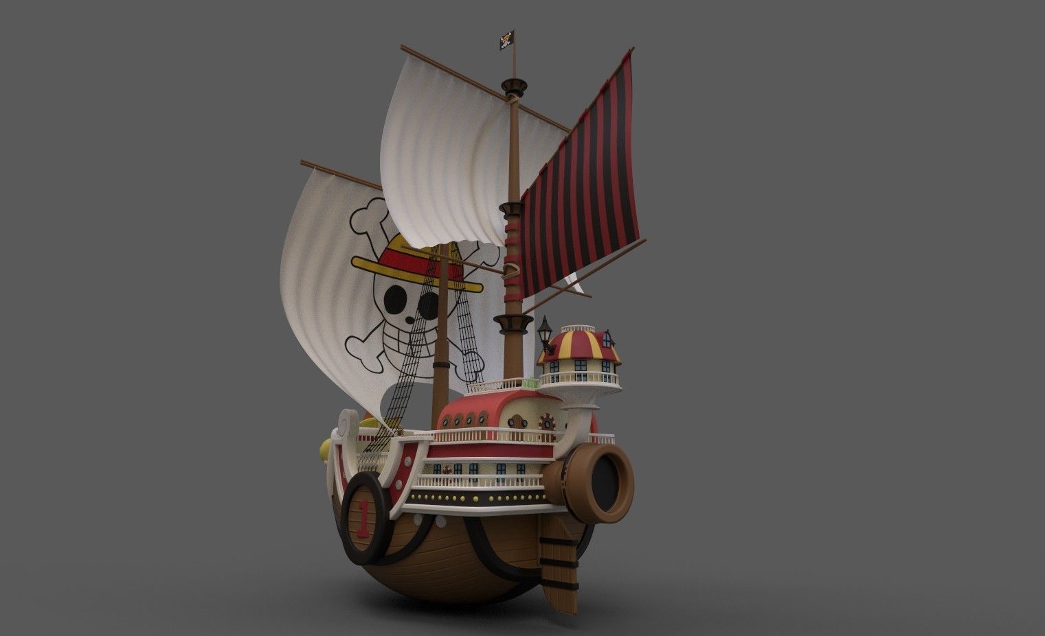 Thousand Sunny 3D model | CGTrader