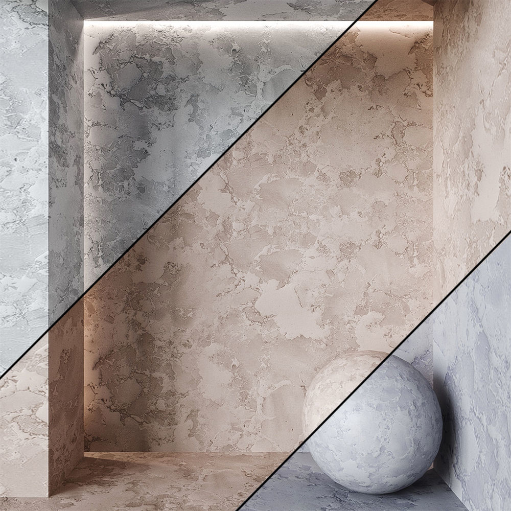 Decorative Plaster 25 3D model