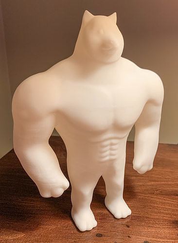 Swole Doge - Much Wow - Dogecoin Mascot 3D Model for 3D Printing