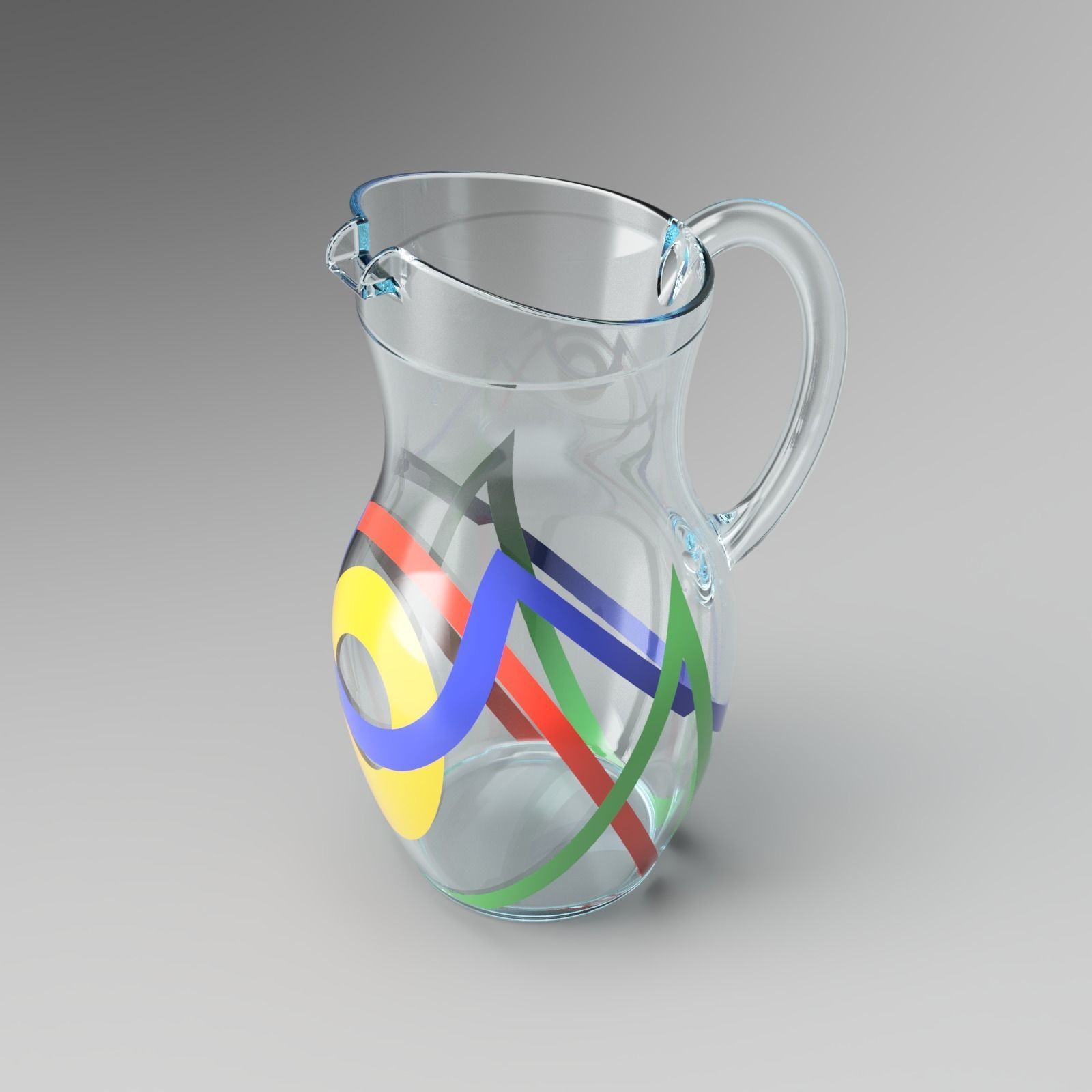 Glass Carafe 3D model