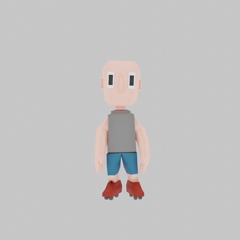 MR SHOYO Low-poly 3D model