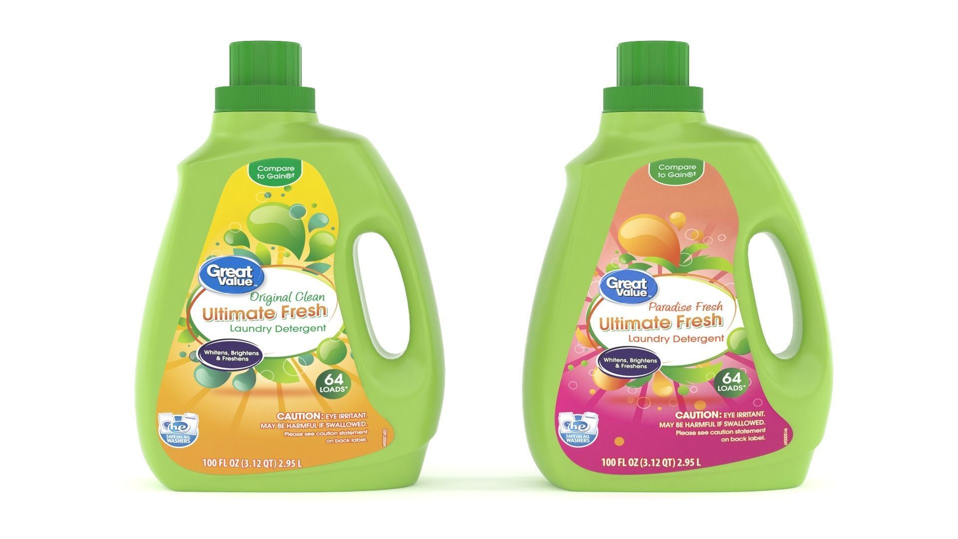 Great Value Ultimate Fresh Laundry Detergent 3D model CGTrader