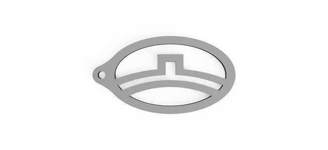 Trinket - Logo Great Wall 3D model 3D printable | CGTrader