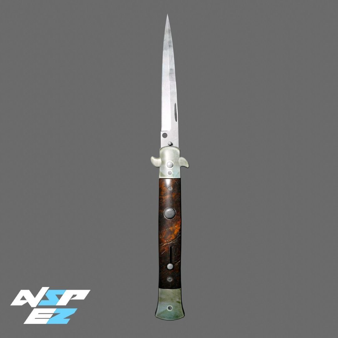 3D model Stiletto Knife CS GO Knife VR / AR / low-poly | CGTrader