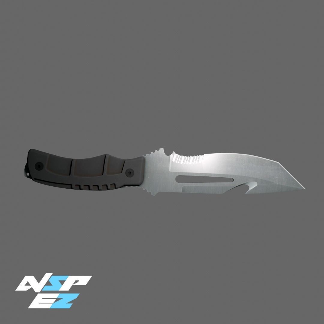 3D asset Survival Knife CS GO Knife CGTrader