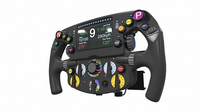 Car f1 steering wheel 4