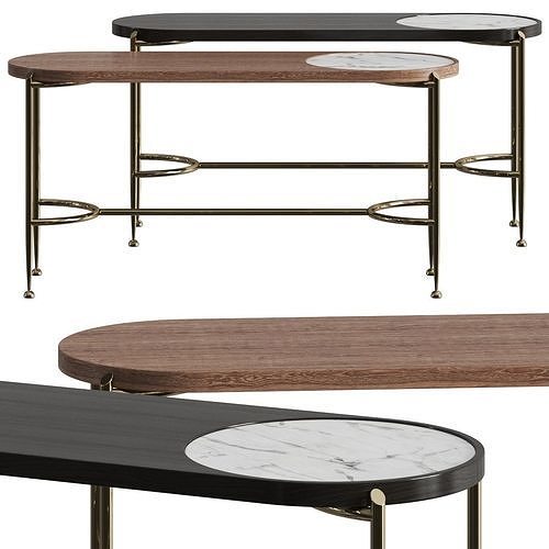 HC28 Cosmo Moon Console Tables 3D model