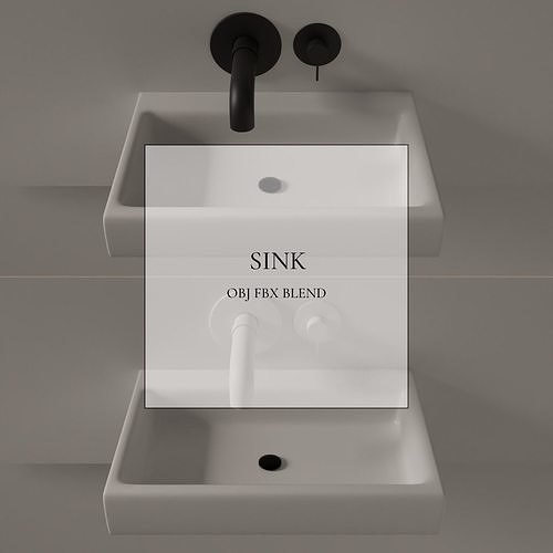 BATROOM SINK 3D model