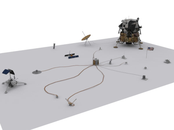 ALSEP and Lunar Module