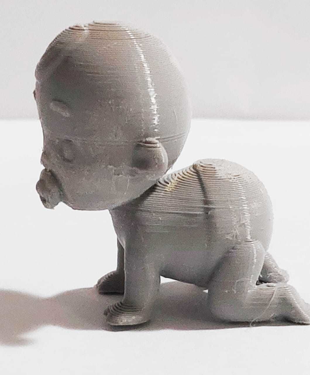 Crawling Baby with Pacifier 3D model 3D printable | CGTrader