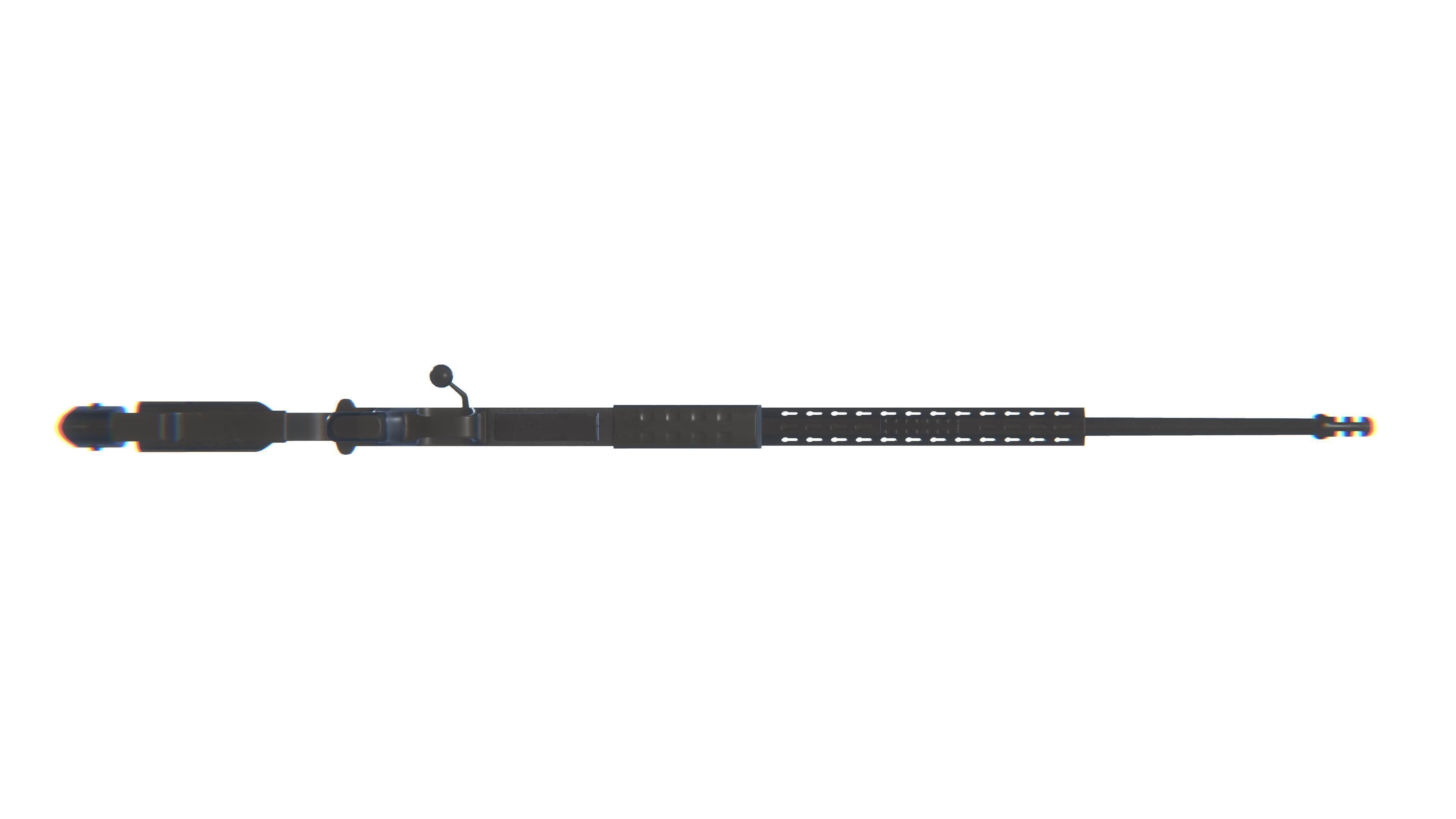 3D model Sniper Rifle AX50 VR / AR / low-poly | CGTrader