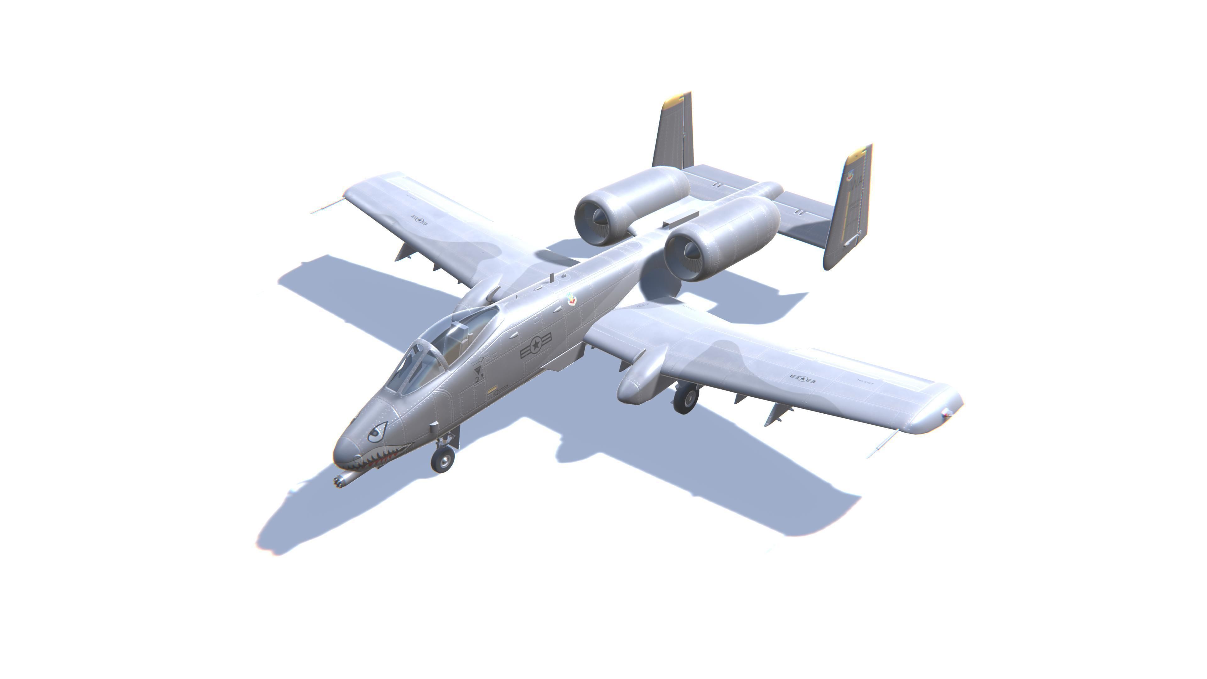 A-10 Thunderbolt Jet Fighter Aircraft