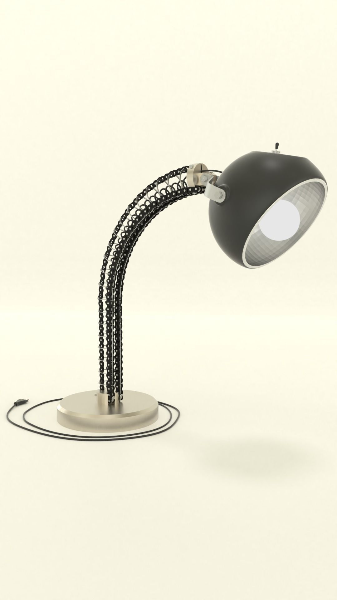 Industrial desk lamp