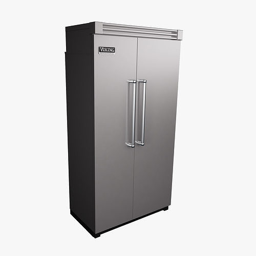 Viking Refrigerator 42VCSB 3D model CGTrader