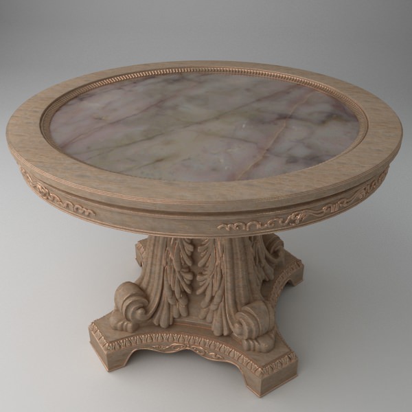 Elegant Ornate Round table