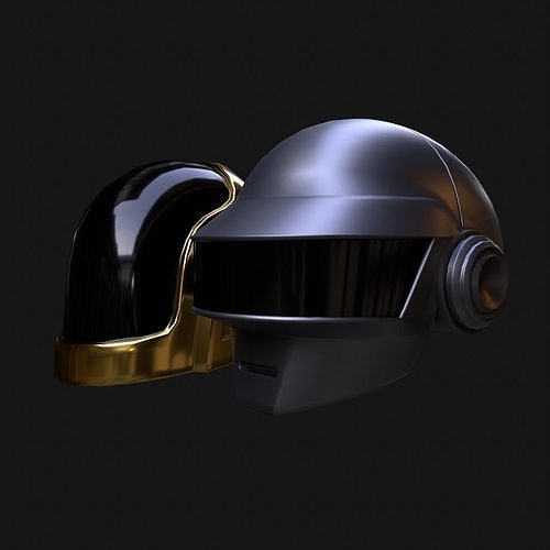 3D model Pbr Daft punk Helmets VR / AR / low-poly | CGTrader