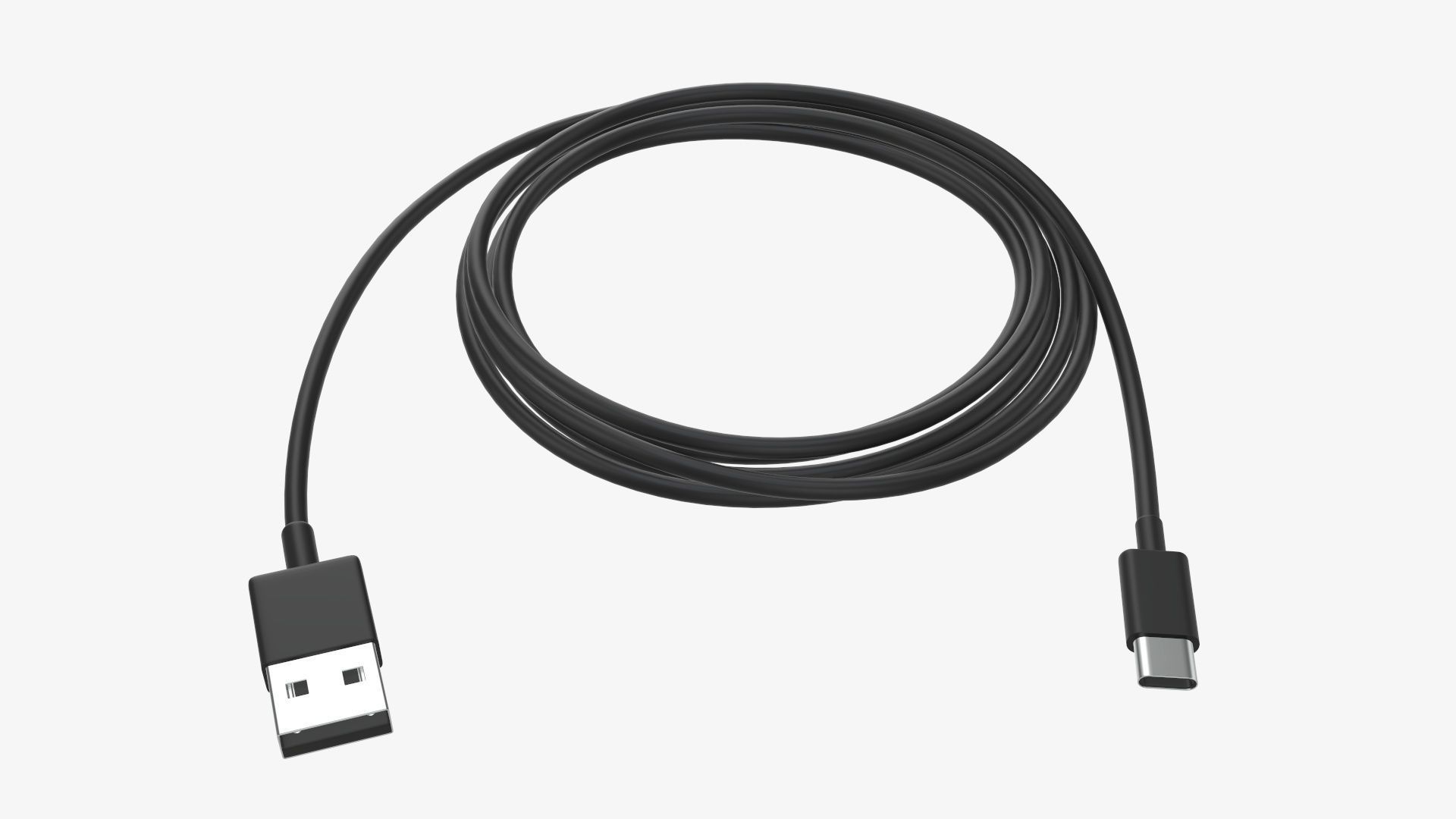 Cable USB-C to USB black