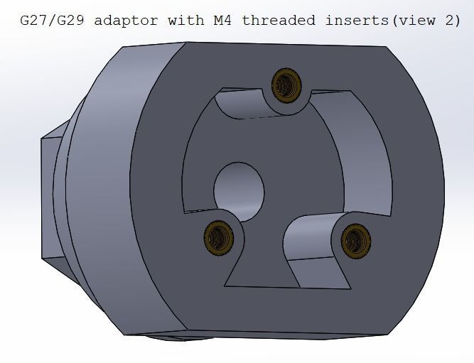 LOGITECH G27G29 QUICK RELEASE 3D model 3D printable CGTrader