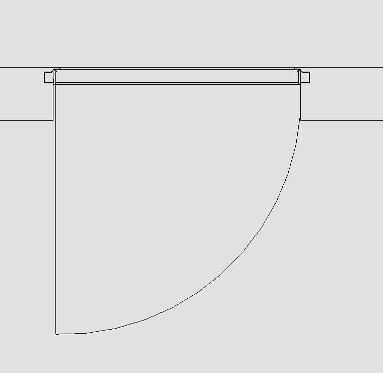 Revit hidden frame door v2020 3D model | CGTrader