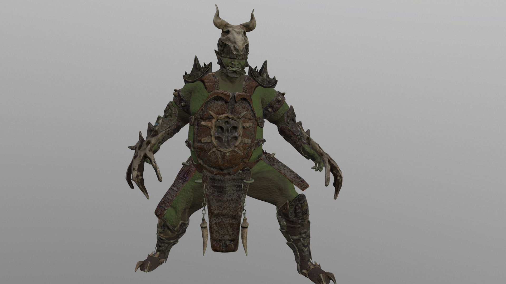 3D model Orc Fat Warrior | CGTrader
