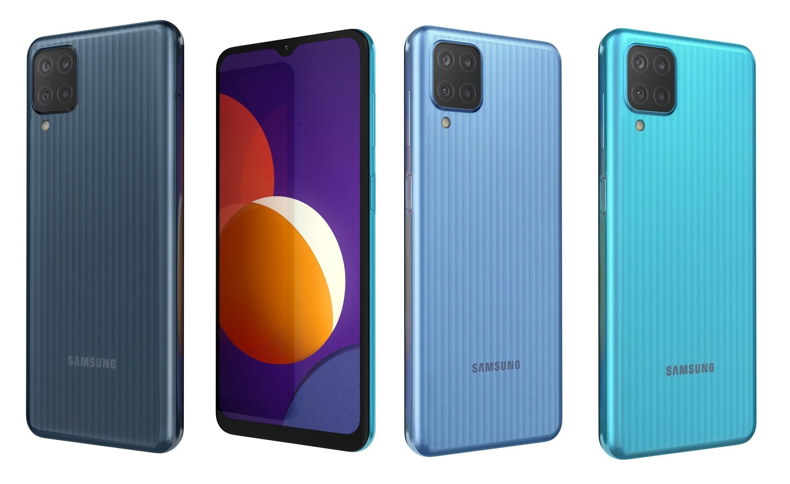 Samsung Galaxy M12 All Colors 3D Model CGTrader